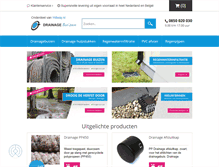 Tablet Screenshot of drainagebuizen.nl